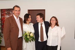 Hasna, Manfred, Michi, Sabine, Vienna, Sep 2006.