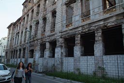 War destructrions, still visible, Mostar.