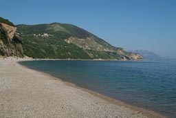 Jaz beach Montenegro.
