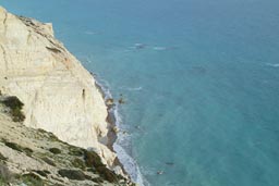 White cliffs, Cyprus.