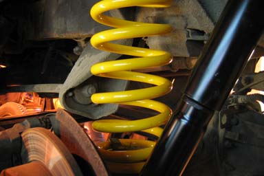 Stronger springs, new suspension