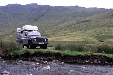 Land Rover in Lake District