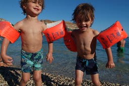 My boys in Cassis.