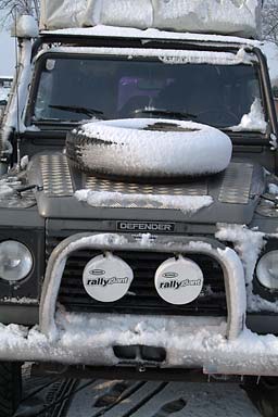 Land Rover and snow