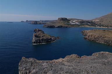 Lindos, bay.