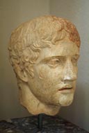 Olympia museum head.