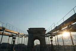 Budapest bridge over Danube.