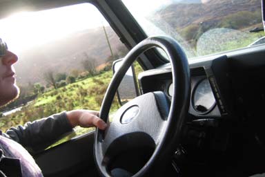 nice weather as we drive Killarney National Park