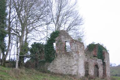 abandoned old house in ruins