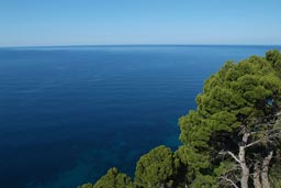 Tyrrhenian Coast, sea.