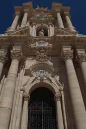 Siracusa/Syracuse cathedral/duomo, front.