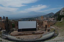 Taormina, Greek theater, Teatro Greco, International Film Festival.