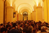 Palazzo Barberini queue inside again.
