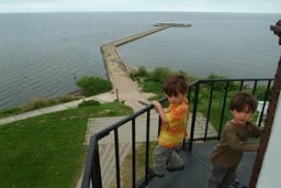 On top of lighthose, Ventes, Lithuania. 