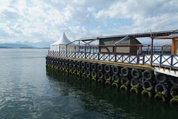 Molde Fjord, pier Molde.