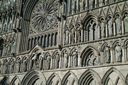 Detail of Nidaros Cathedral. Detail of Nidaros Cathedral.
