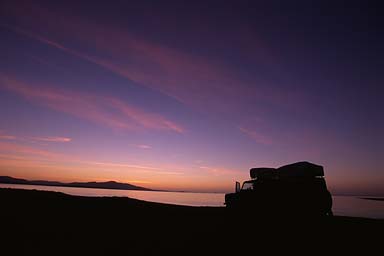 Land Rover, before Sunrise