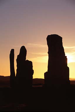 Callanish 3 stones portrait shot