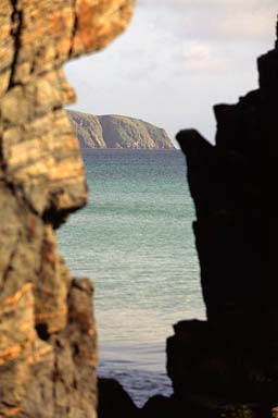 Cliffs in the distance