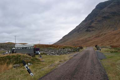 Land Rover Camp Glen Etive