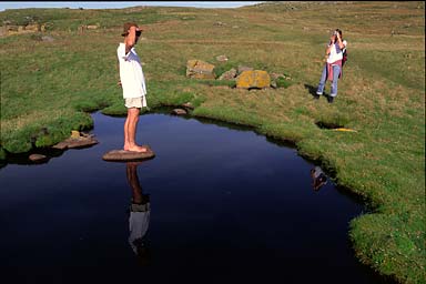 Haensel on Islet, Claudia takeing picture