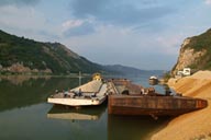 Ships on Danube. Serbia.