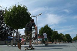 Svolen City, Skate boarder. Slovakia