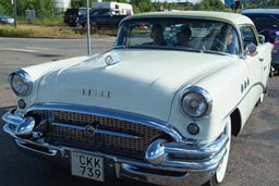 White Buick.