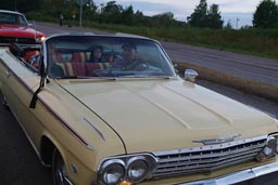 Yellow Chevrolet, Bigmeet, Sweden.