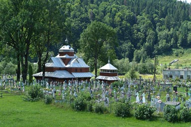 Ukraine orthodox chapel, cementry.