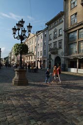Ukraine, Lemberg, L'viv, market square, old city center