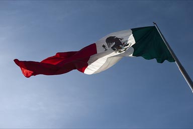 Ensenada, Mexican Flag.