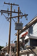 Wires in Santa Rosalia, Baja California, Sur.