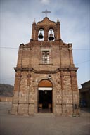 Brick church on Lake Chapala.