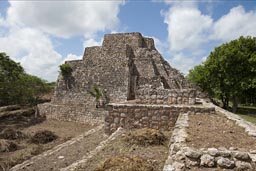 Oxkintok, Maya archaeological site, Yucatan.