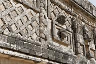 Nunnery Quadrangle, mosaic like works, Uxmal.