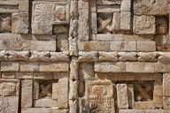 Detail, Great Pyramid, Uxmal.