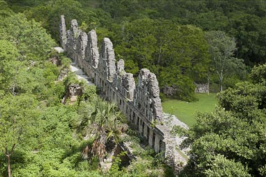 More ruins in the jungle, Dovecote Group, Pigeon House, Uxmal.