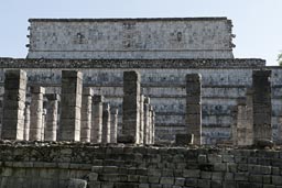 Plaza de las mil columnas. Chichen Itza.