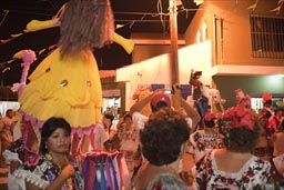 Traditional fiesta Mexicana, Rio Lagartos, Yucatan, Mexico.