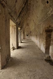 Palacio pathway, Palenque Maya site, Ciapas, Mexico.