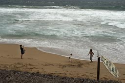 Wind and waves, Zipolite, the Pacific Ocean, Mexixo.