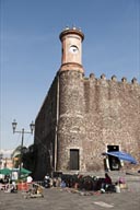 Corner of Palace of Cortes, Cuernavaca.