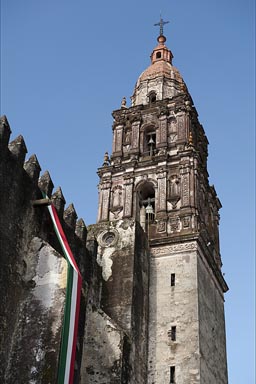 Cuernavaca, Cathedral tower.
