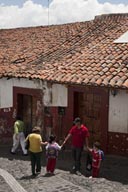 Uphill small street, Taxco.