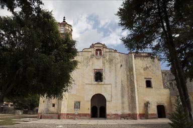 Tetela del Volcan monastery. Iglesia de San Juan Bautista.