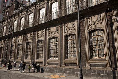 Venustiano Carranza house front. Mexico City Center.