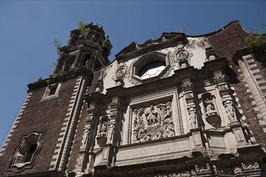 San Fernando Franciscan church, Mexico City.  Benito Juarez is buried in its back yard.