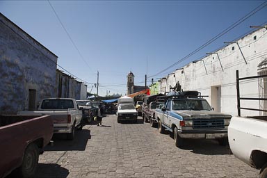 Huaquechula, street.