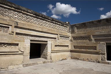 Mitla, Zapotec post classic archeological site.